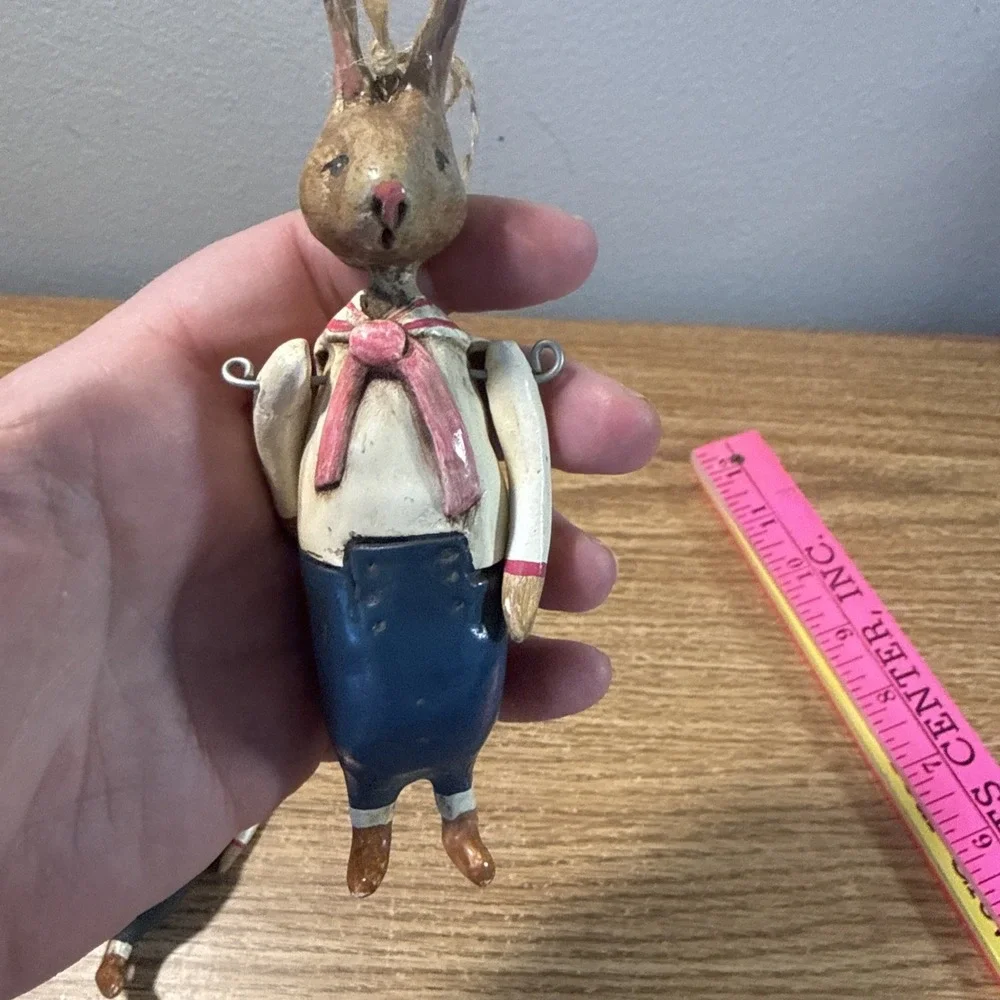 Vintage Jointed Easter‎ Bunnies